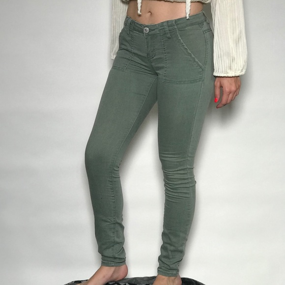Urban Outfitters Green Skinny Jeans - Picture 5 of 8
